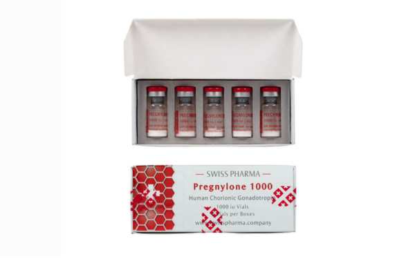 Swiss Pharma Pregnylone 1000 (HCG - Human Chorionic Gonadotropin, 1000 IU)