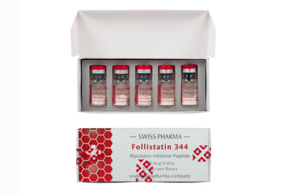 Swiss Pharma Follistatin 344 (Myostatin Inhibitor Peptide, 100mcg Vial)