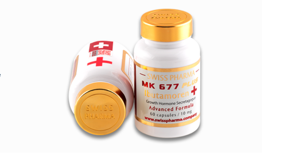 Swiss Pharma MK-677 Plus (Ibutamoren, Growth Hormone Secretagogue, 60 Kapsül – 10 mg)