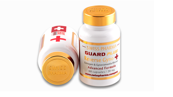 Swiss Pharma Guard Plus – Reverse Gyno (Östrojen & Jinekomasti Blokeri, 60 Kapsül – 20 mg)