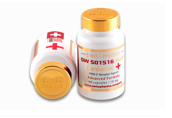 Swiss Pharma GW-501516 Plus (Cardarine, PPAR-δ Reseptör Agonisti, 60 Kapsül – 10 mg)