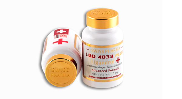 Swiss Pharma LGD-4033 Plus (Ligandrol, Seçici Androjen Reseptör Modülatörü, 60 Kapsül – 10 mg)